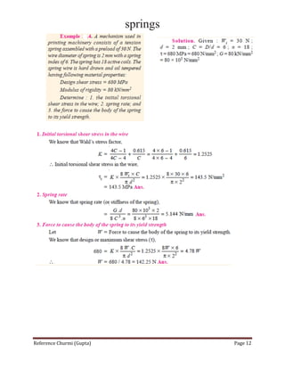 springs
Reference Churmi (Gupta) Page 12
 