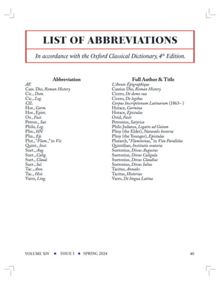 Spring-2024-Priesthoods of Augustus Yale Historical Review