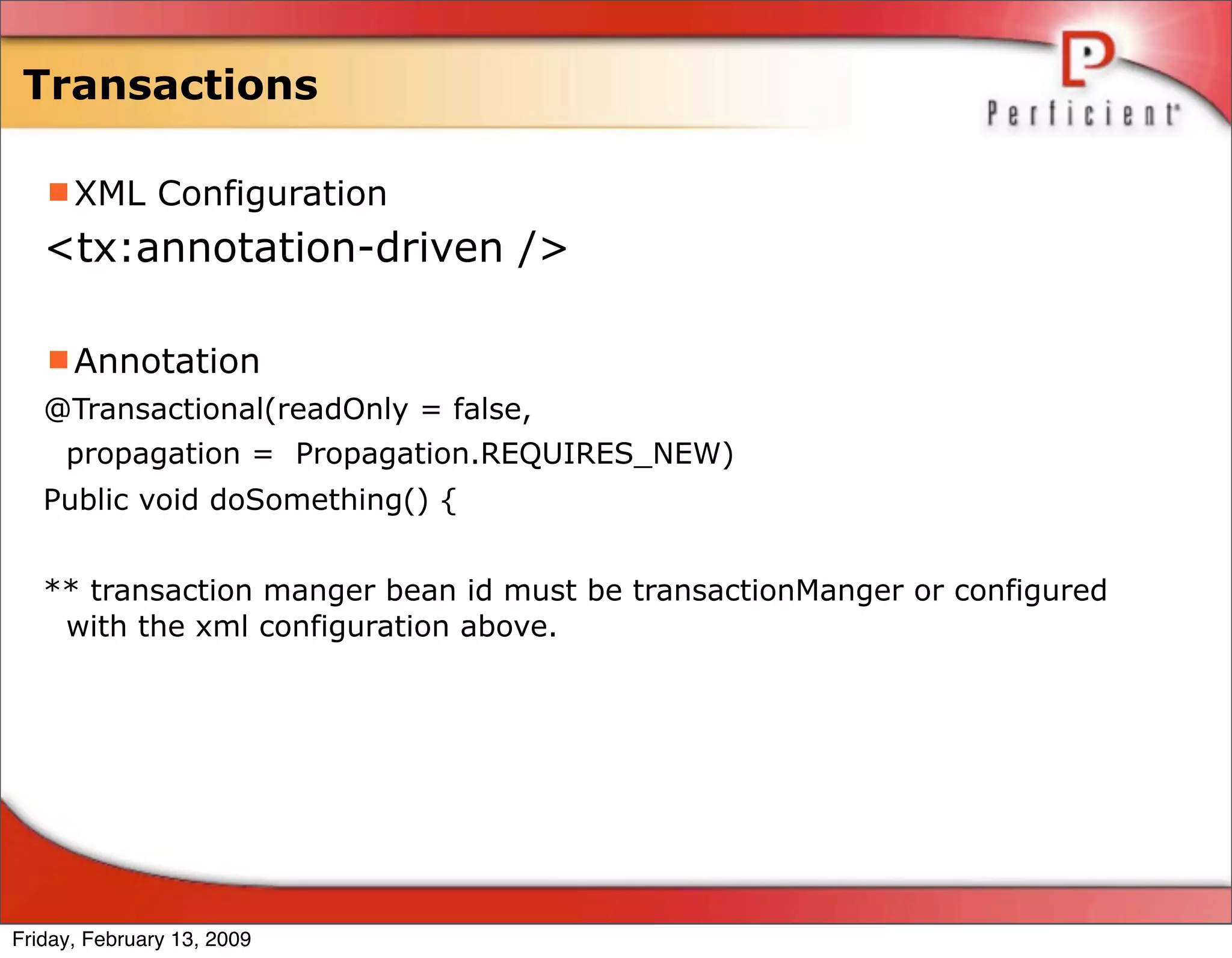 Spring 3 Annotated Development