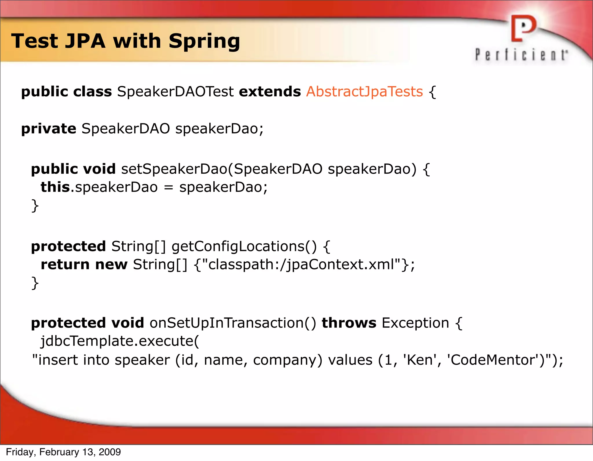 Spring 3 Annotated Development