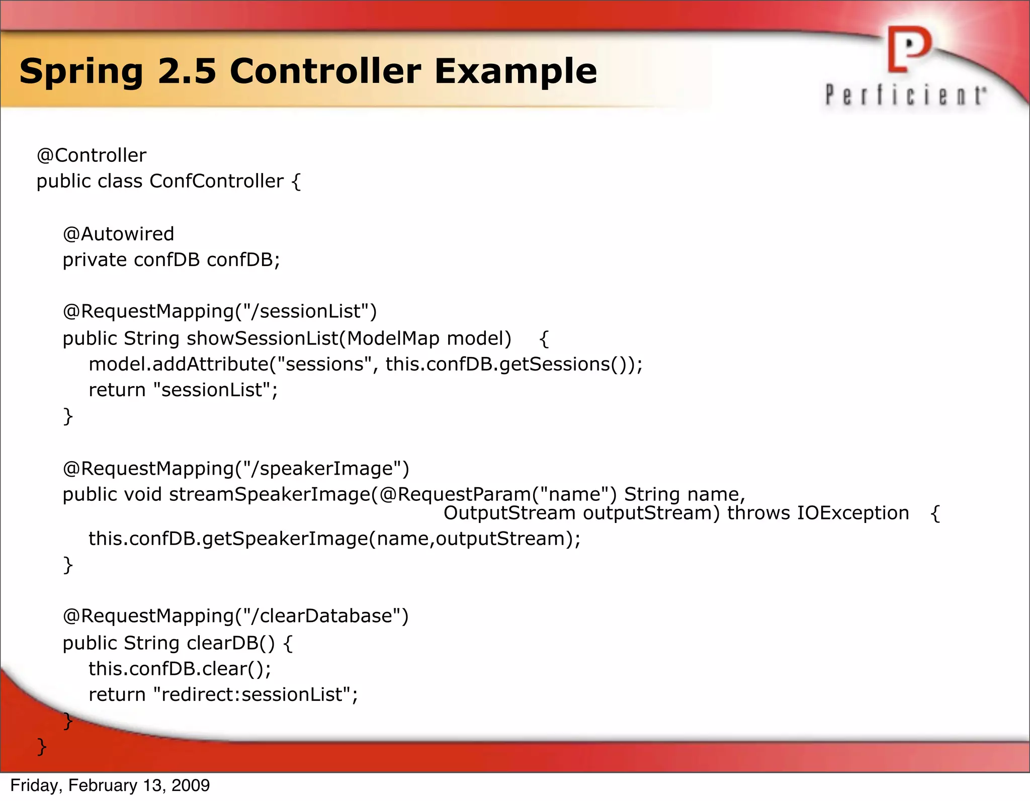 Spring 3 Annotated Development