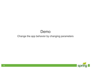 1818
Demo
Change the app behavior by changing parameters
 