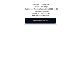 Spring Boot in Action | PPT