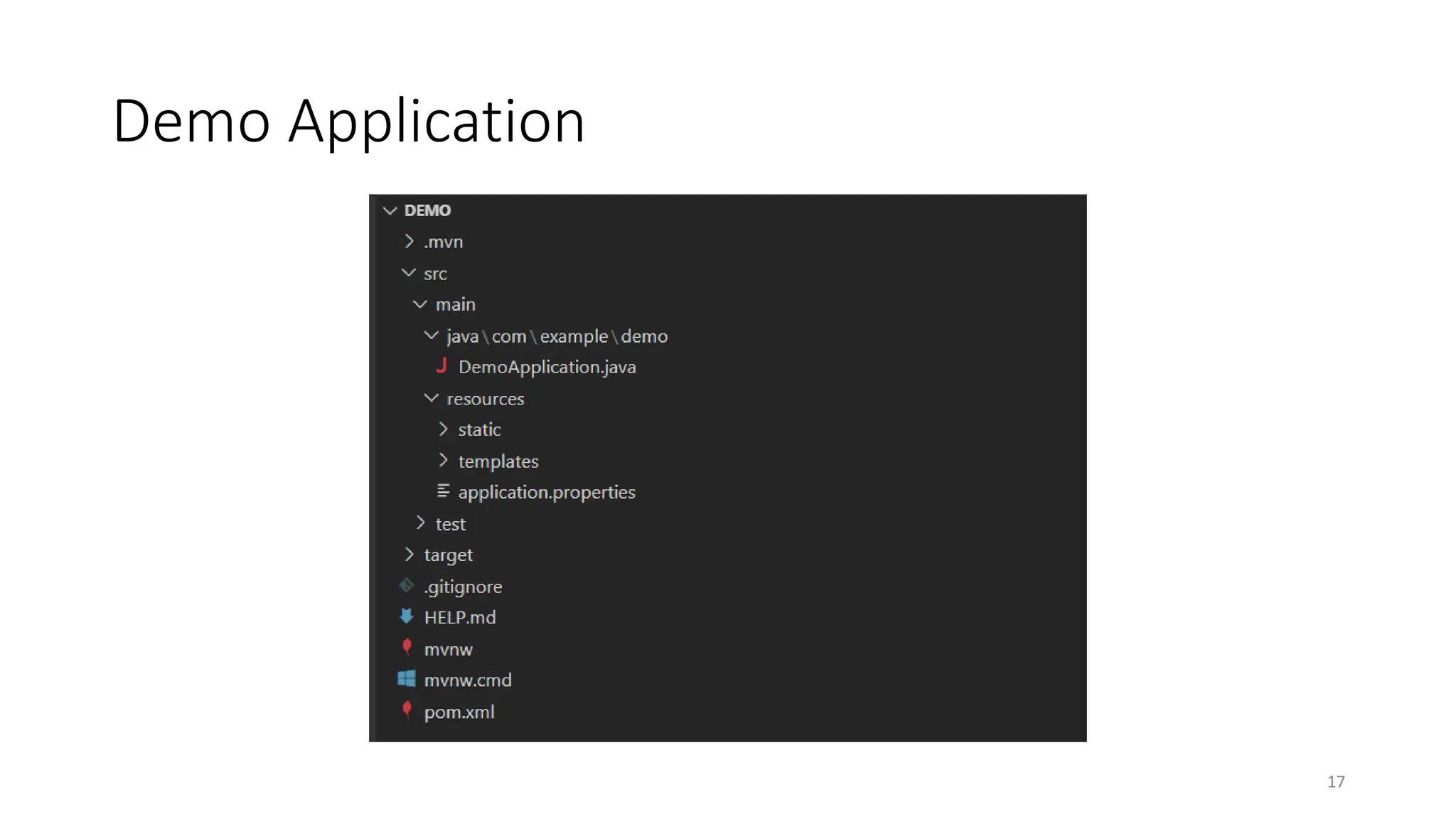 Demo Application
17
 