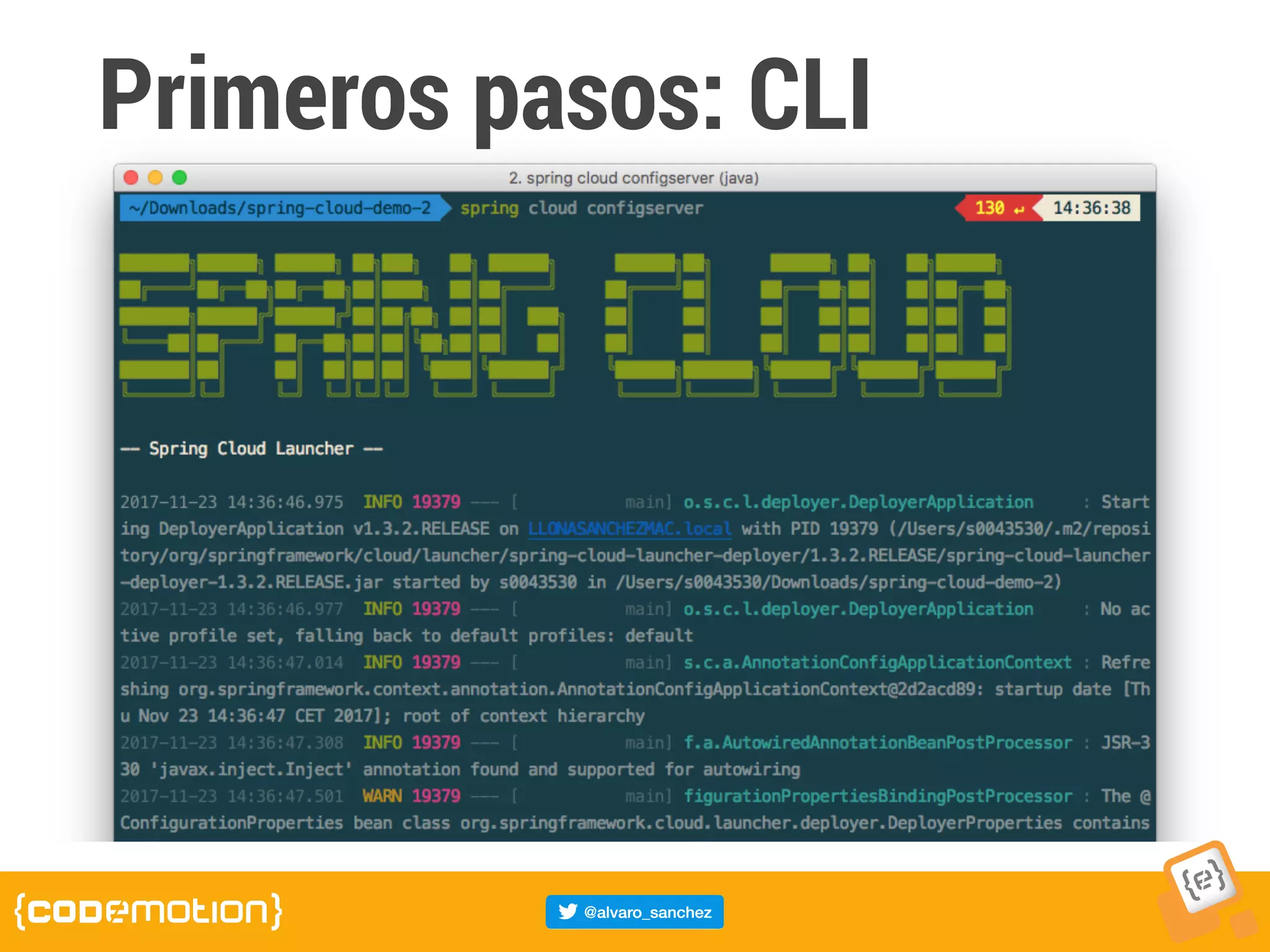 Primeros pasos: CLI
 
