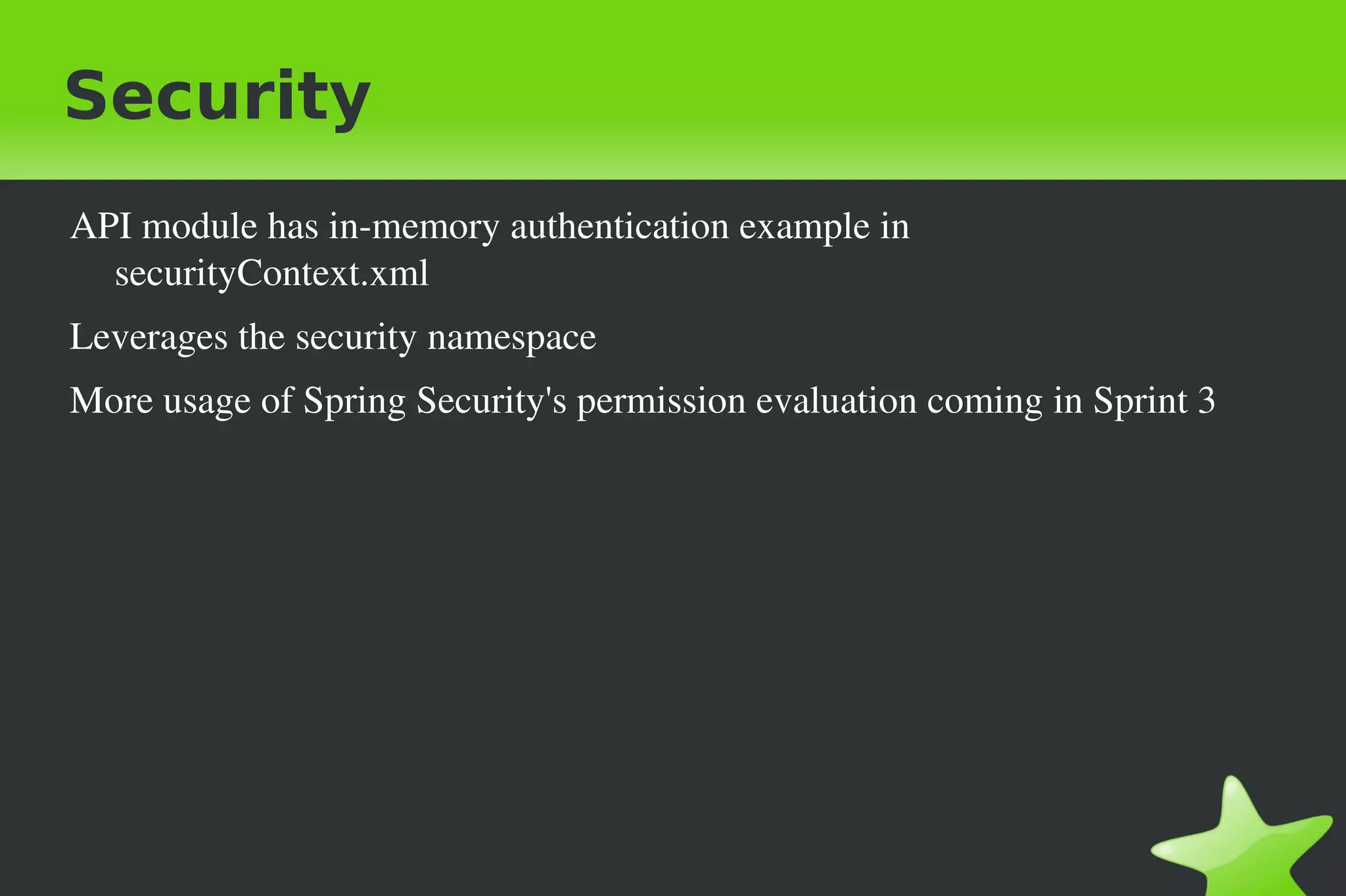 The Spring Ecosystem Spring – core 