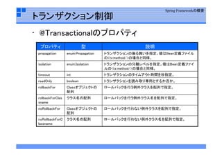 Spring  Framework勉強会