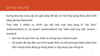Spring framework | PPTX