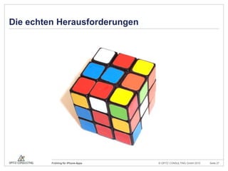 Die echten Herausforderungen