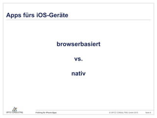 Apps fürs iOS-Gerätebrowserbasiertvs.nativ