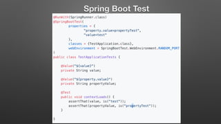 Spring Boot Test
 