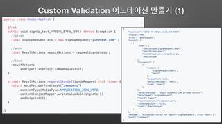 Custom Validation (1)
 