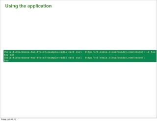 Using the application




                             104

Friday, July 13, 12
 