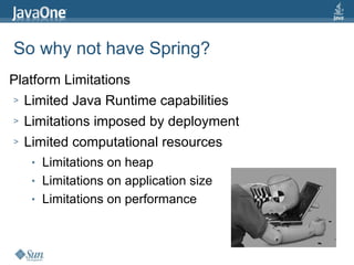 Spring ME JavaOne