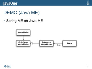 Spring ME JavaOne