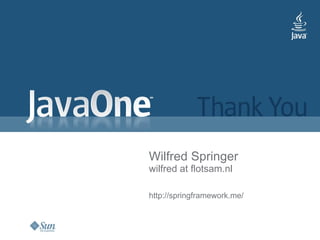 Spring ME JavaOne