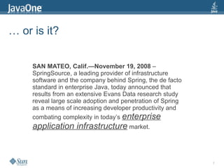 Spring ME JavaOne