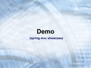 Demo (spring mvc showcase) 