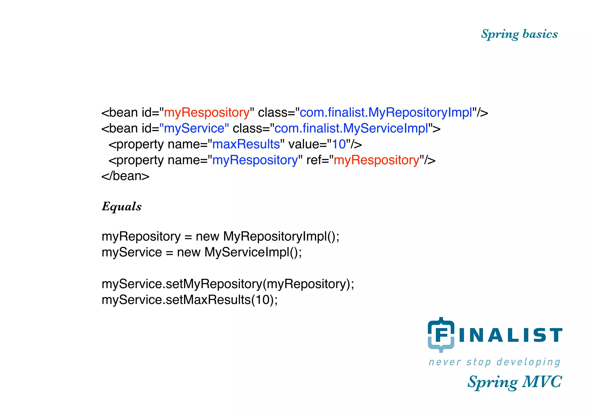 Spring MVC introduction HVA