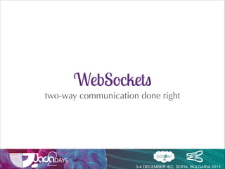 WebSockets with Spring 4 | PDF