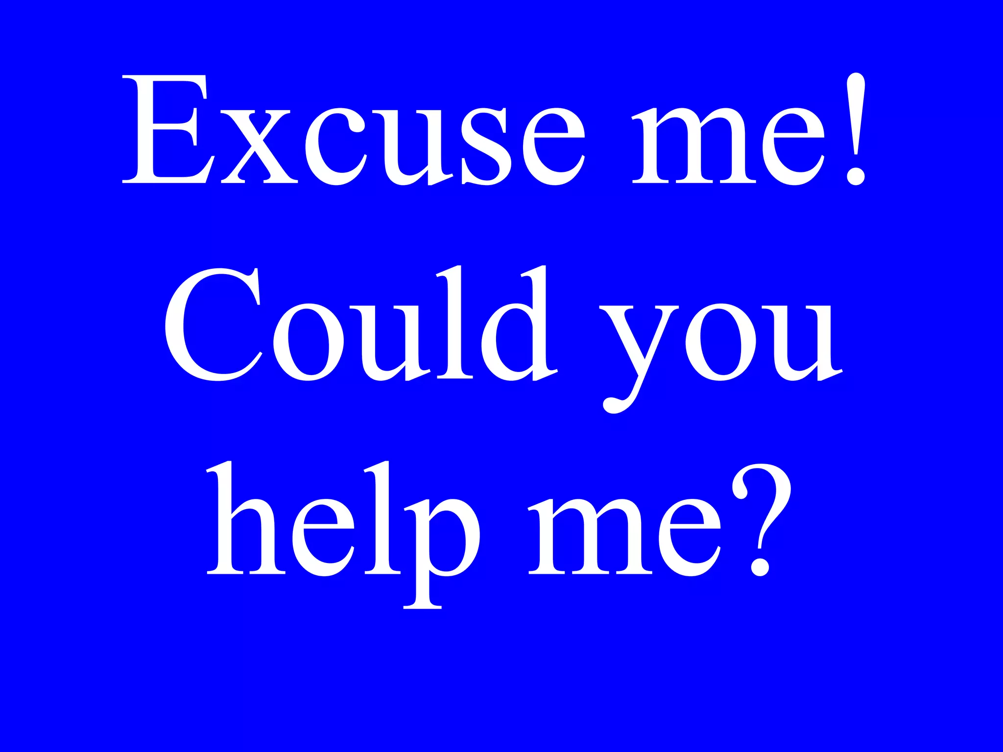 Perchè è andato Lei
alla farmacia
stamattina?
 