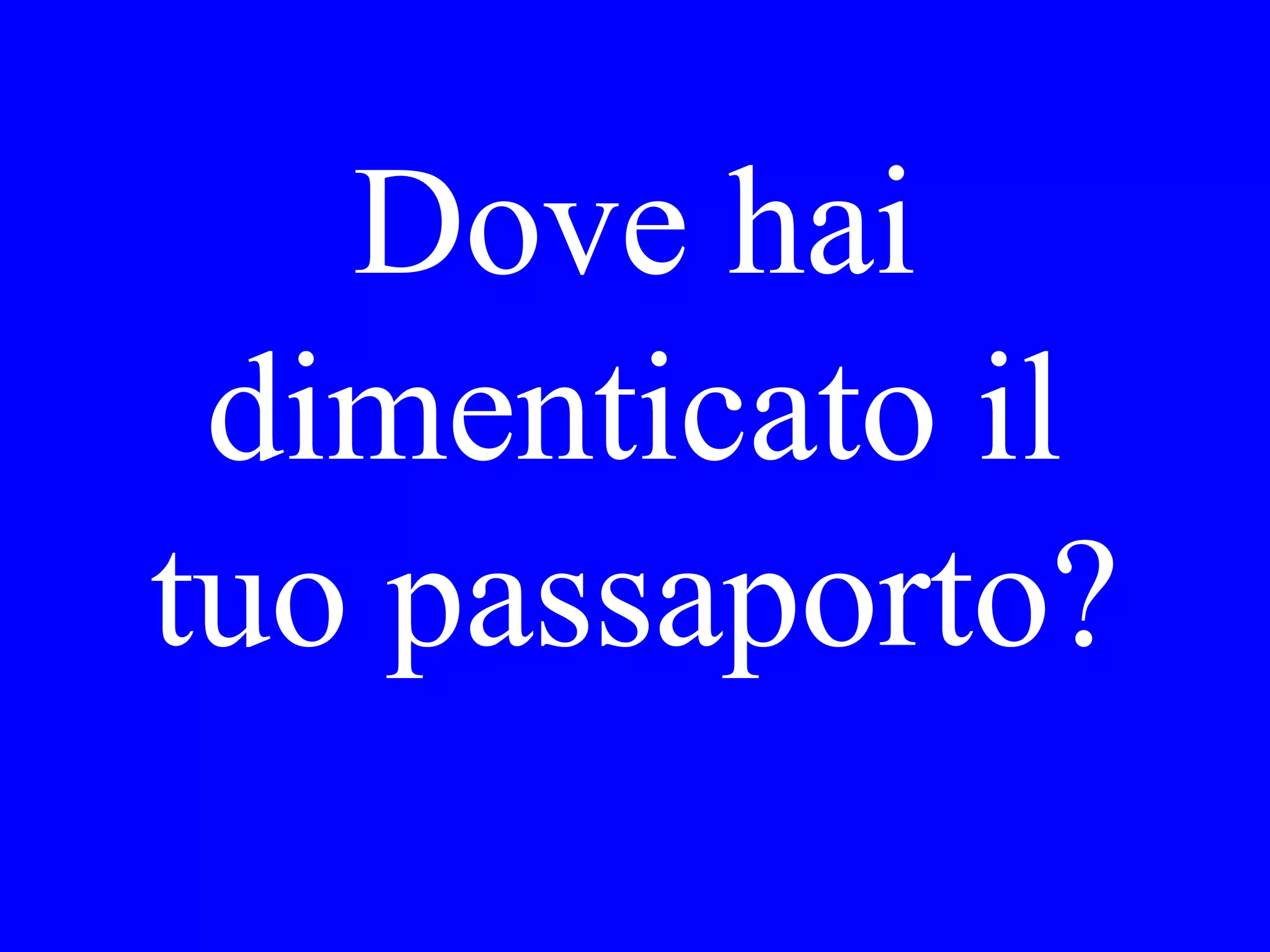 I am here on
vacation for
two months.
 