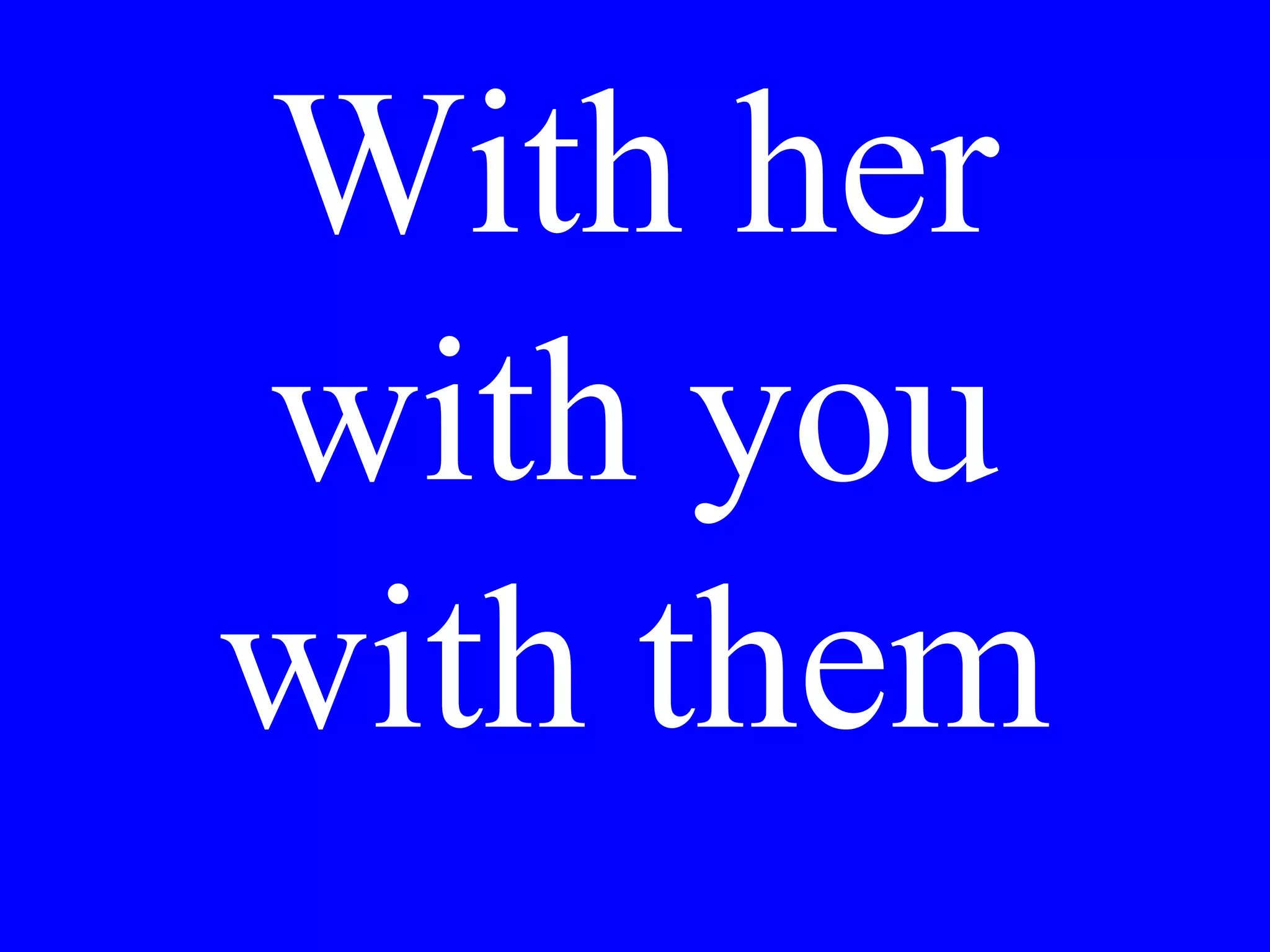 Maria, dove
l’ha vista
ieri sera?
 