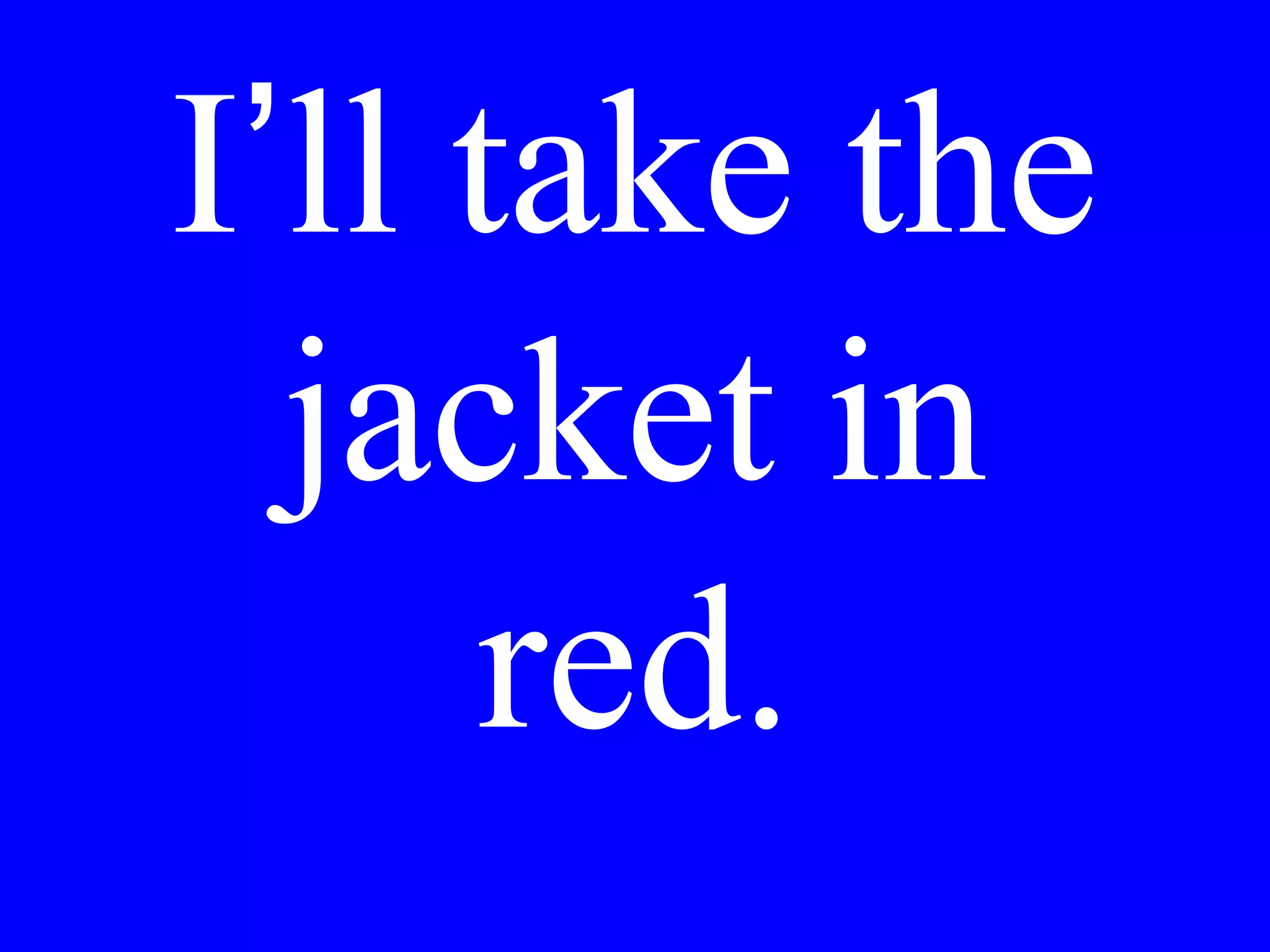 A che ora
comincia il giro
domani mattina?
 