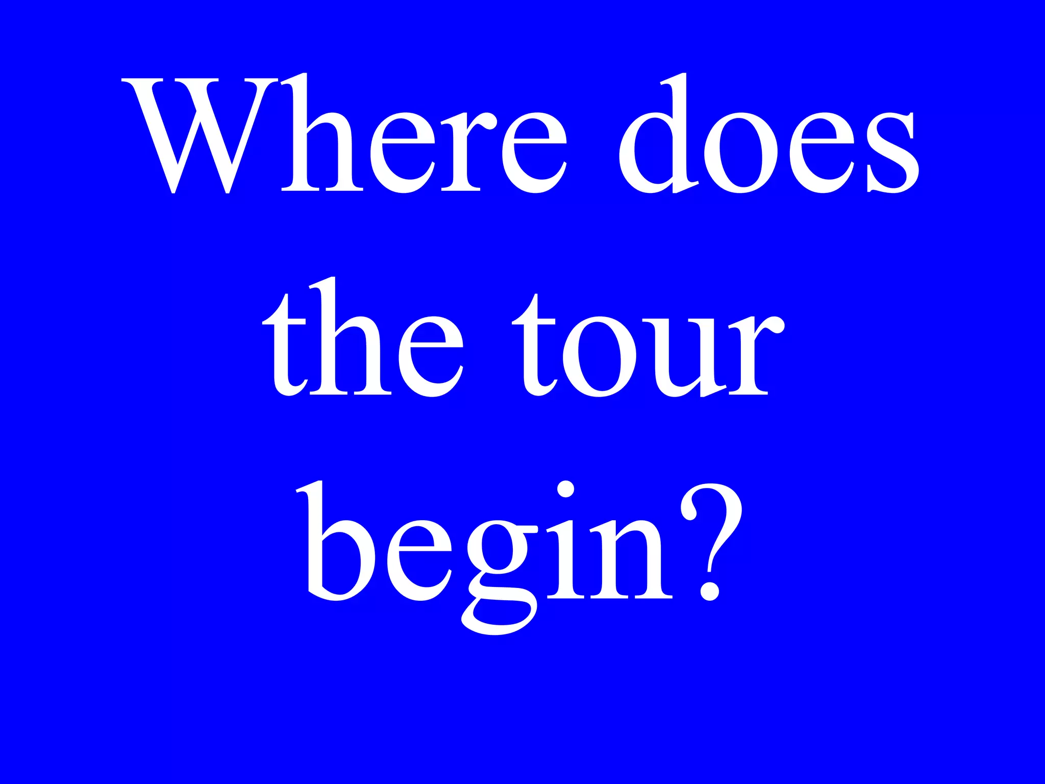 Arriva l’autobus
ogni quindici o
venti minuti per
portarci all’albergo?
 