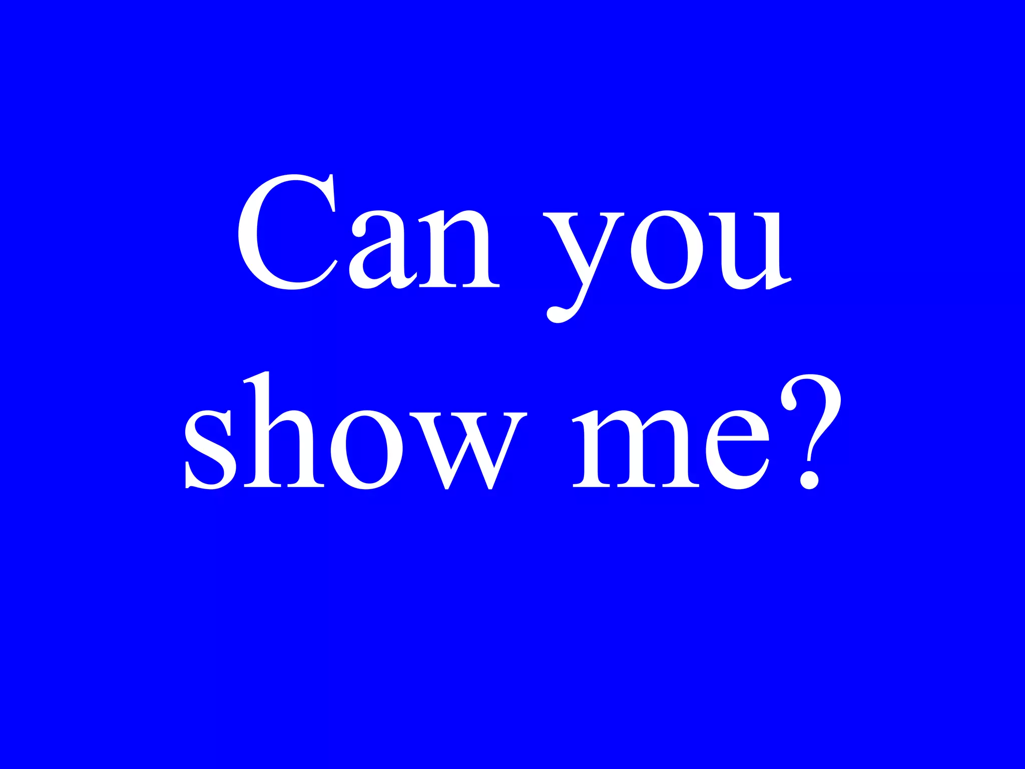 From which
track does the
train leave?
 