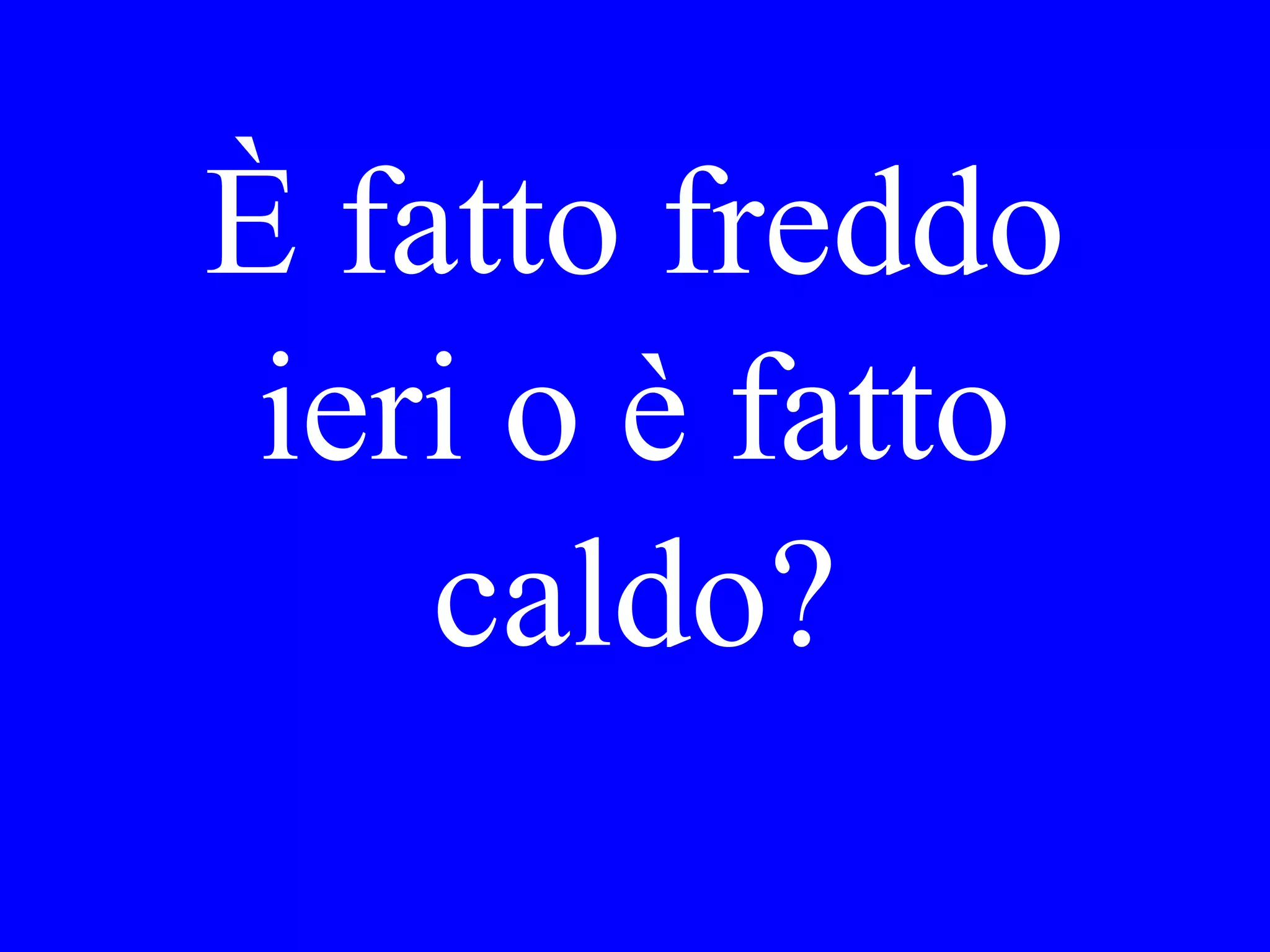 Is the elevator
to the left or to
the right?
 