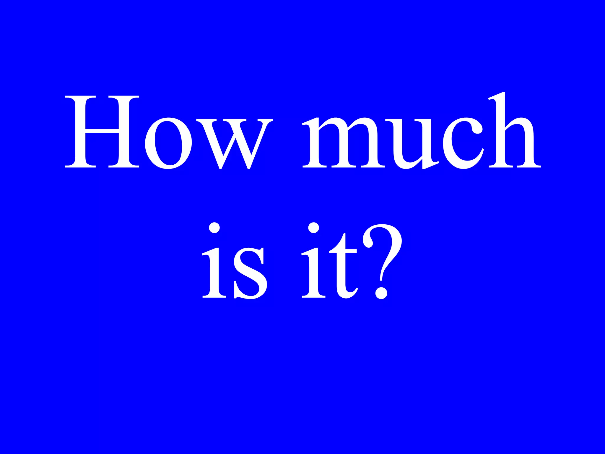 Quando hai
visto il film
nuovo?
 