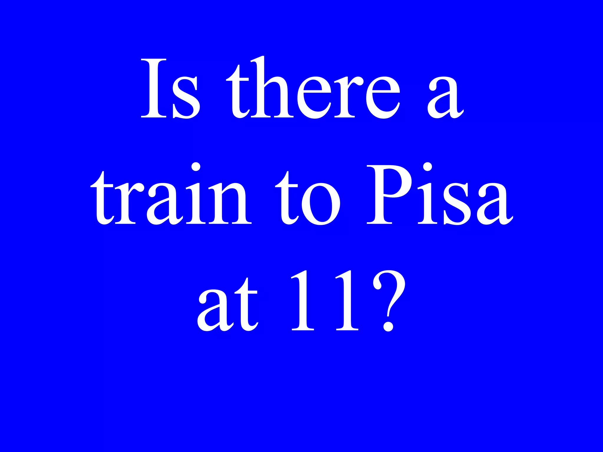 Is the train
station near the
hotel?
 