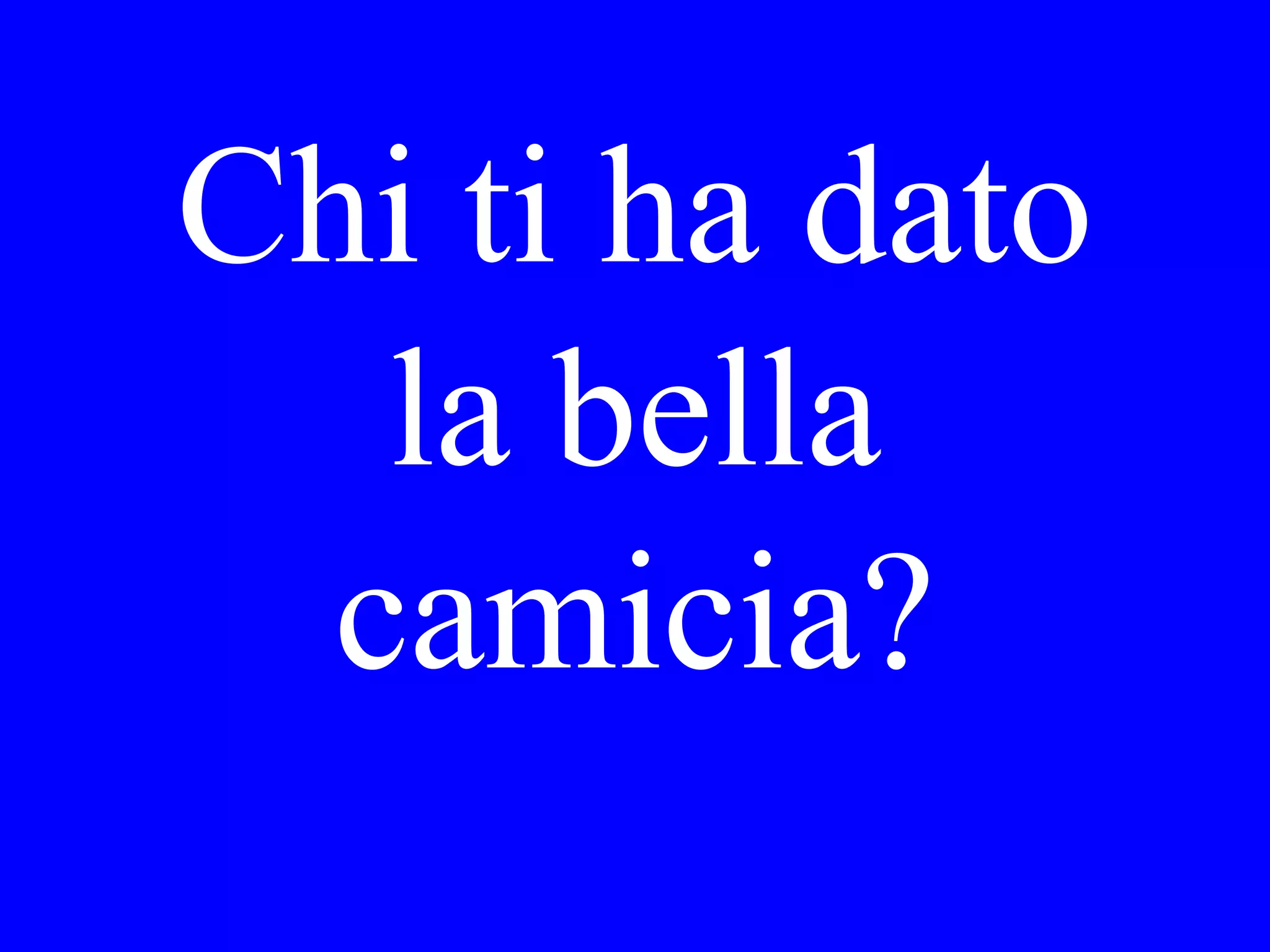 Dove ha
cominciato e
dove ha finito il
giro?
 