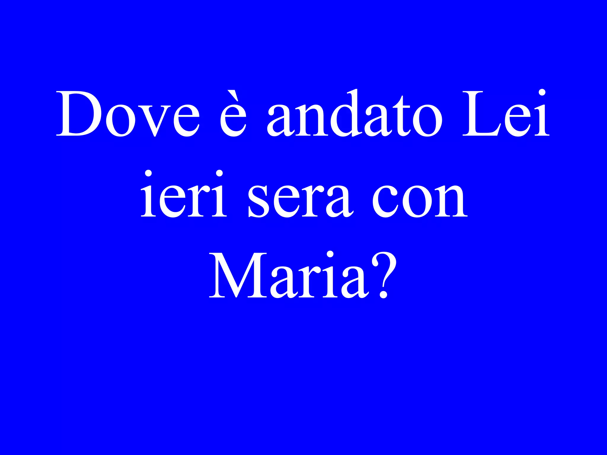 Per quanti mesi
ha affittato Lei
un
appartamento?
 