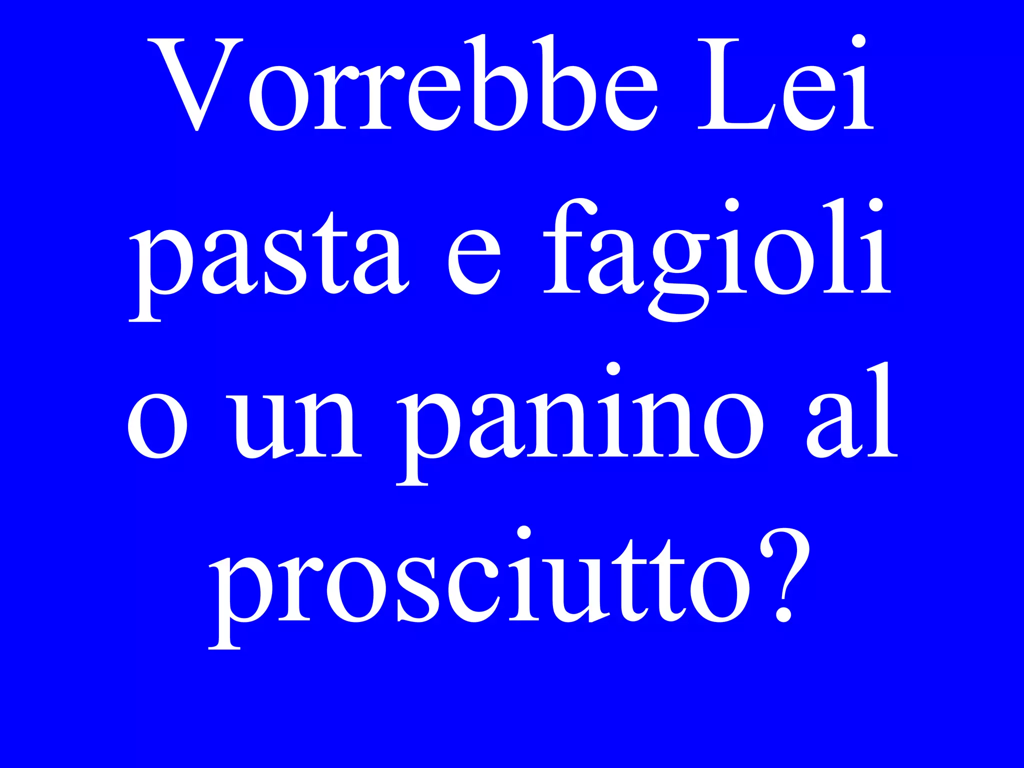 I biglietti.
Dove li ha
messi Lei?
 