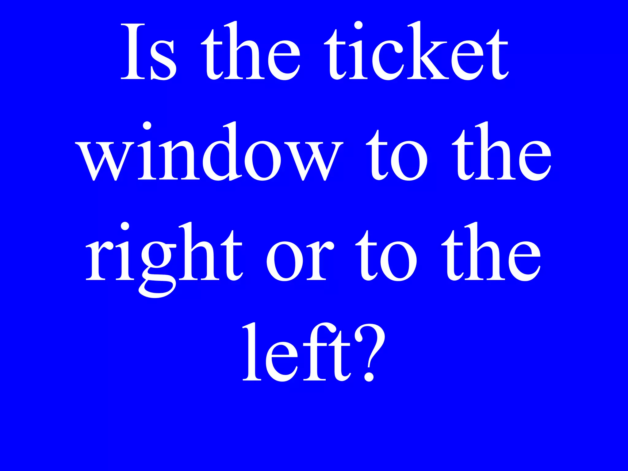 Dov’è la
lavanderia?
 