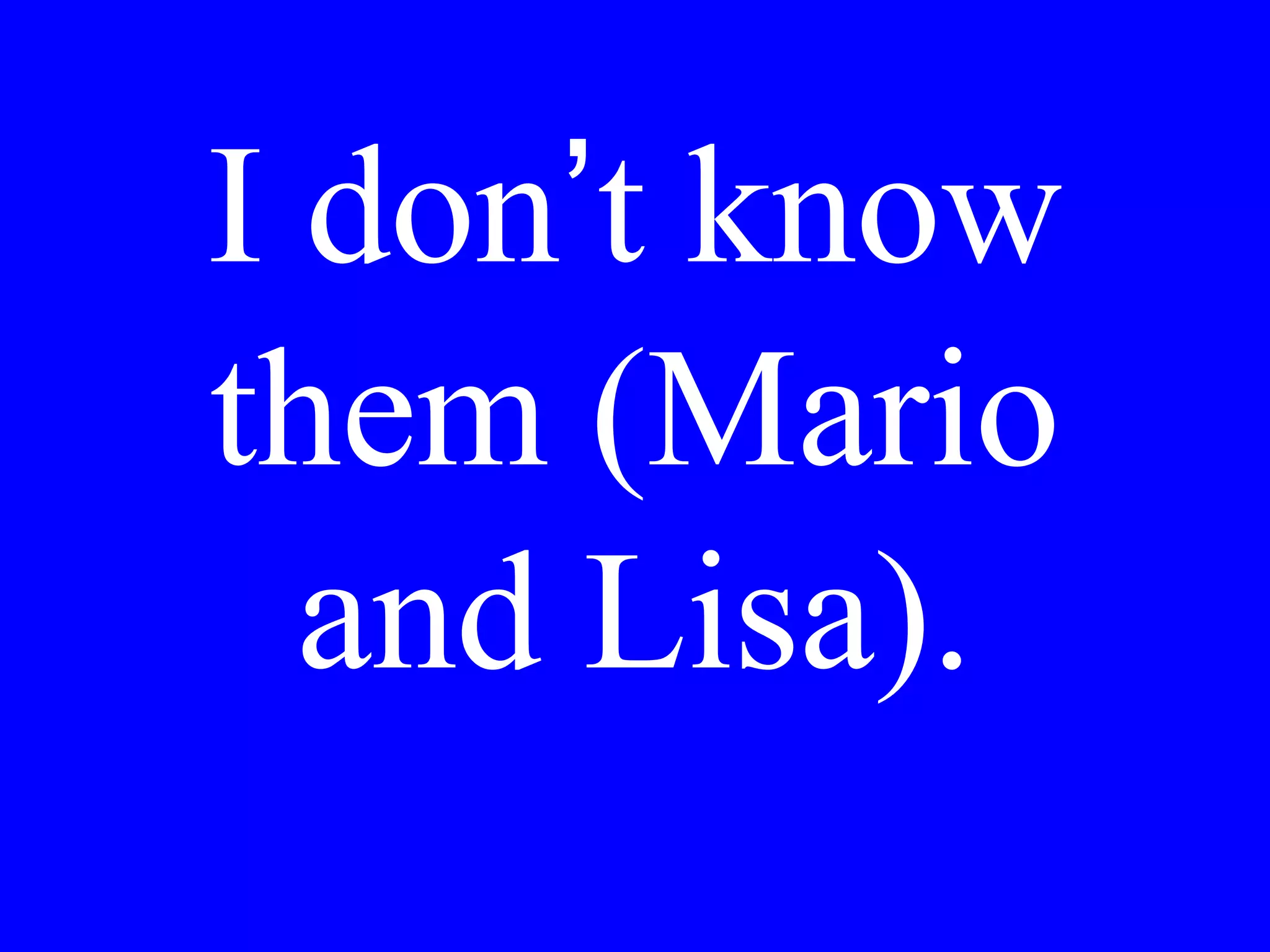 Fa caldo in
gennaio?
 