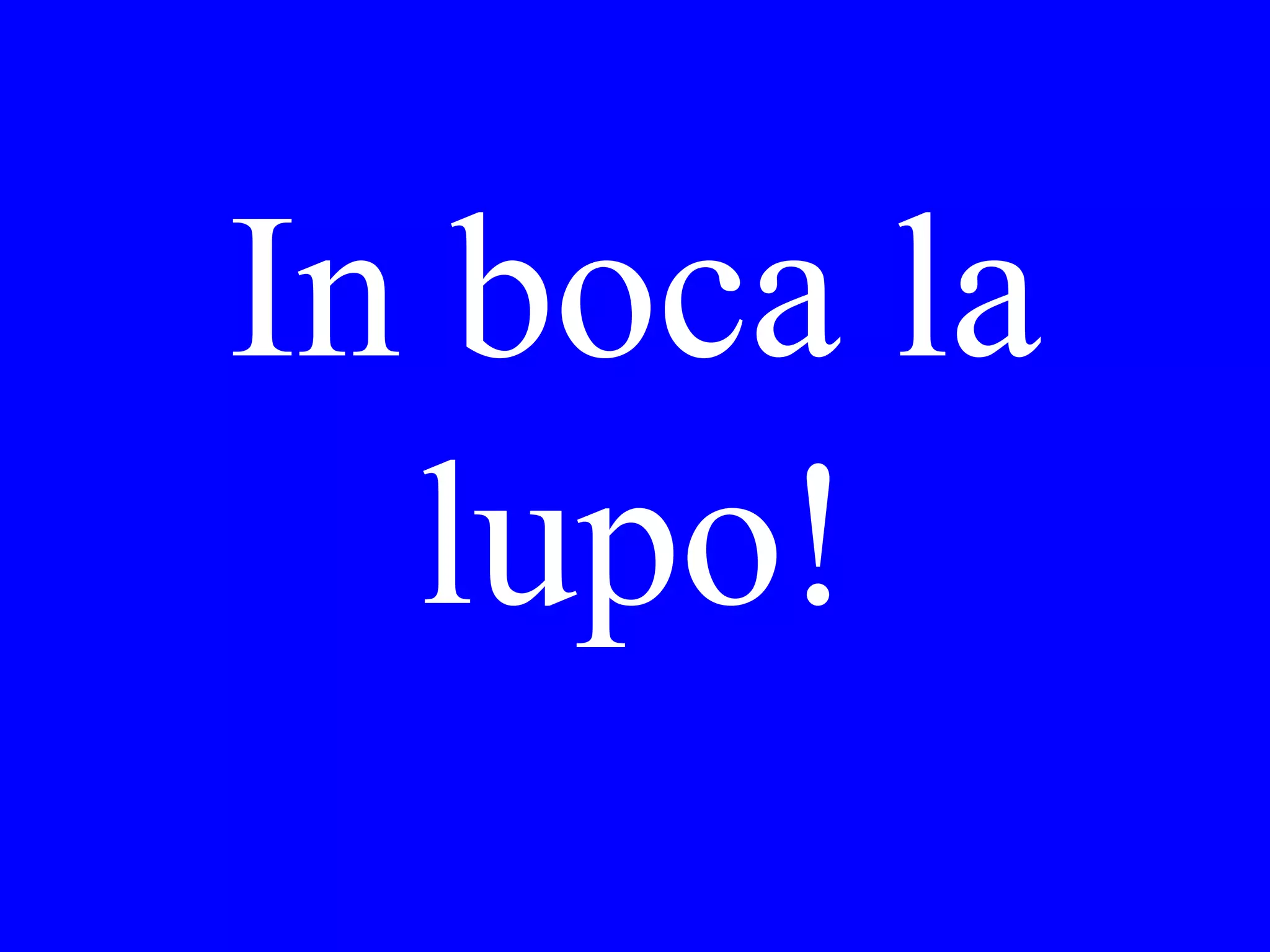 È uscito Lei
ieri sera o è
restato a casa?
 