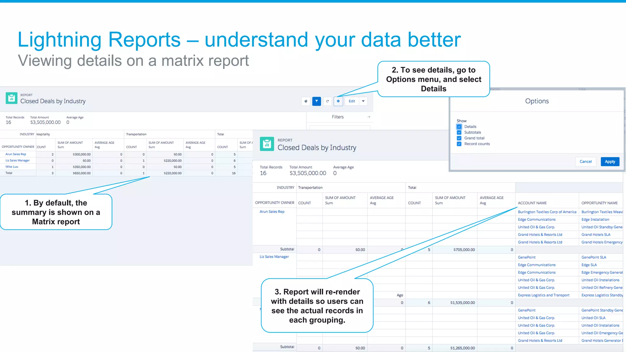 A variety of items can be placed in a navigation
menu. Refer to the release notes for details of
what is and isn’t supported in Spring ‘16. For
anything that can’t currently be put into a
navigation menu, the user can still access it via
the App Launcher.
 