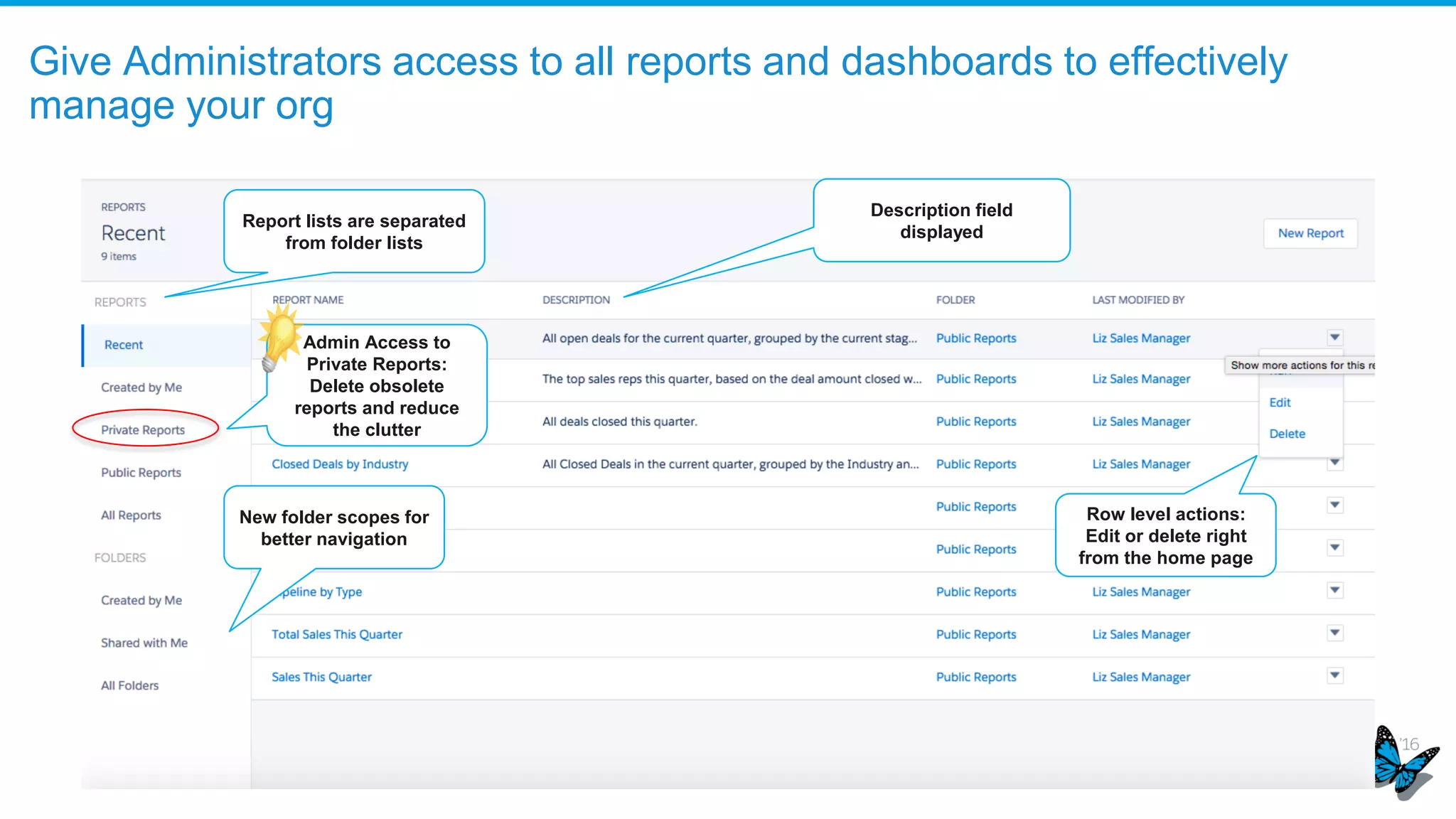 A navigation menu must be
assigned to at least one user
profile. Only one navigation
menu can be assigned to a given
user profile. Admins should plan
out their navigation menus and
assignments.
 