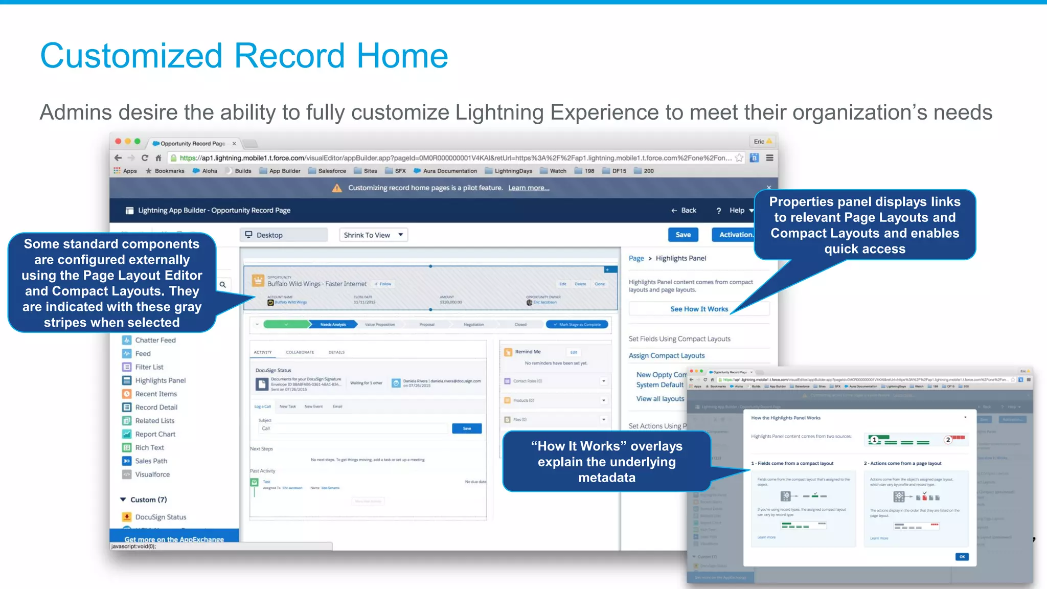 Data Import Details on Launch Page
Details about the 5 recent imports will
be displayed on the Launch Page. The
button “Bulk API Monitoring” leads to
the monitoring page in Setup
 
