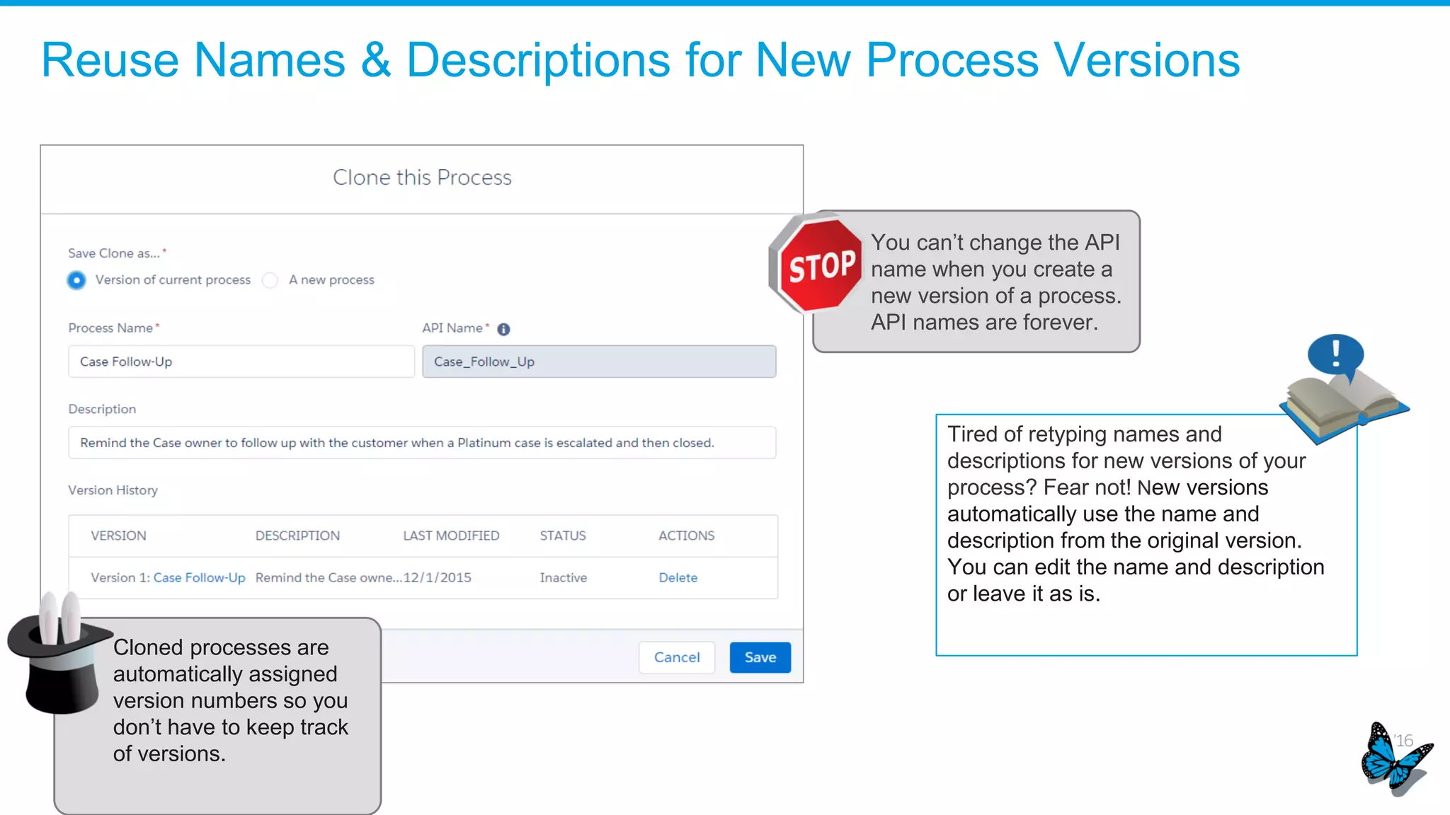 Create the Wave app with a click of a button
Start analyzing critical Event Monitoring log files and the Setup Audit Trail
 