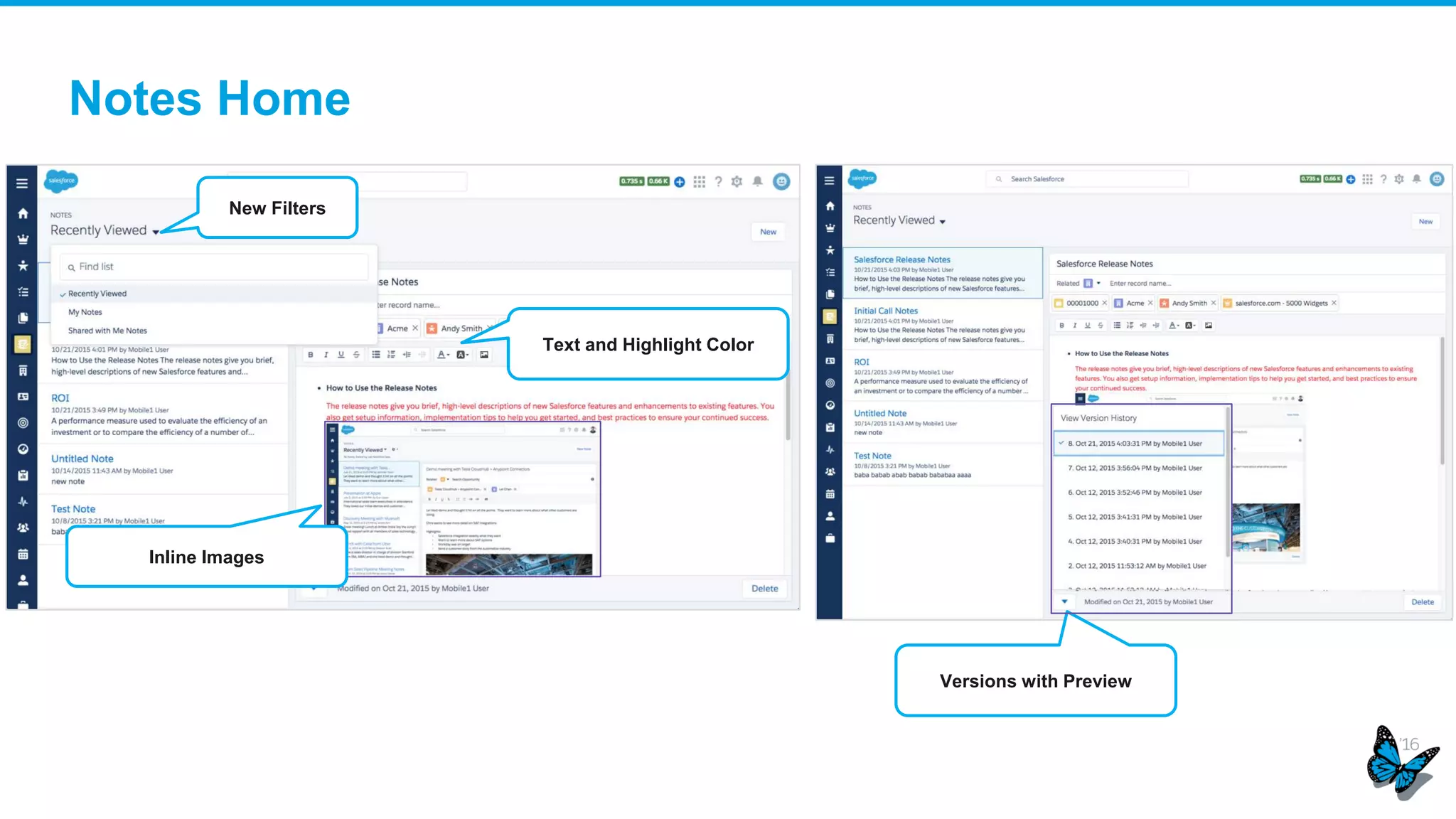 Notes Home
New Filters
Text and Highlight Color
Inline Images
Versions with Preview
 