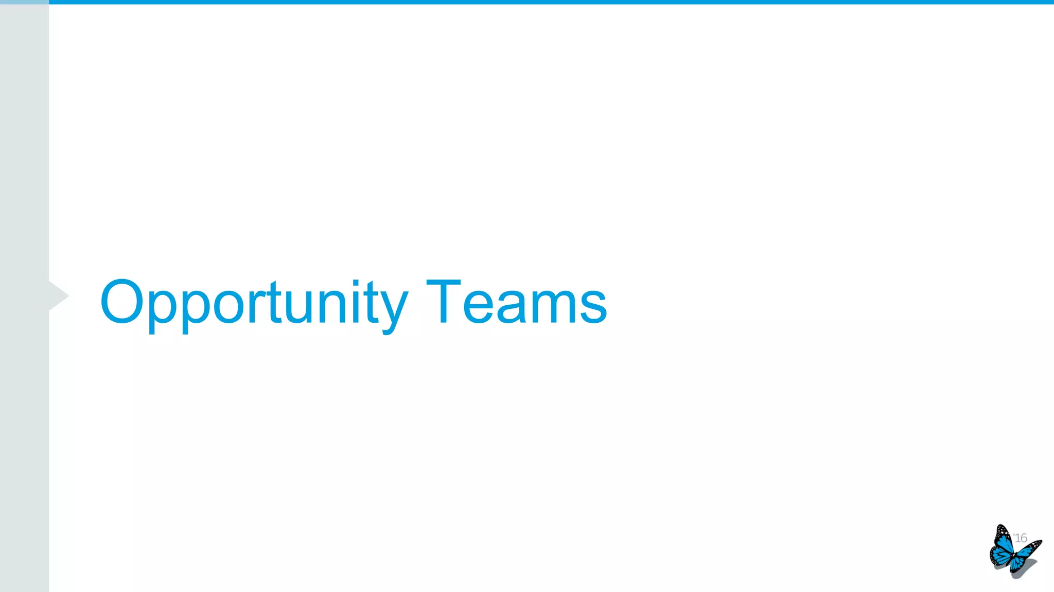 Opportunity Teams
 