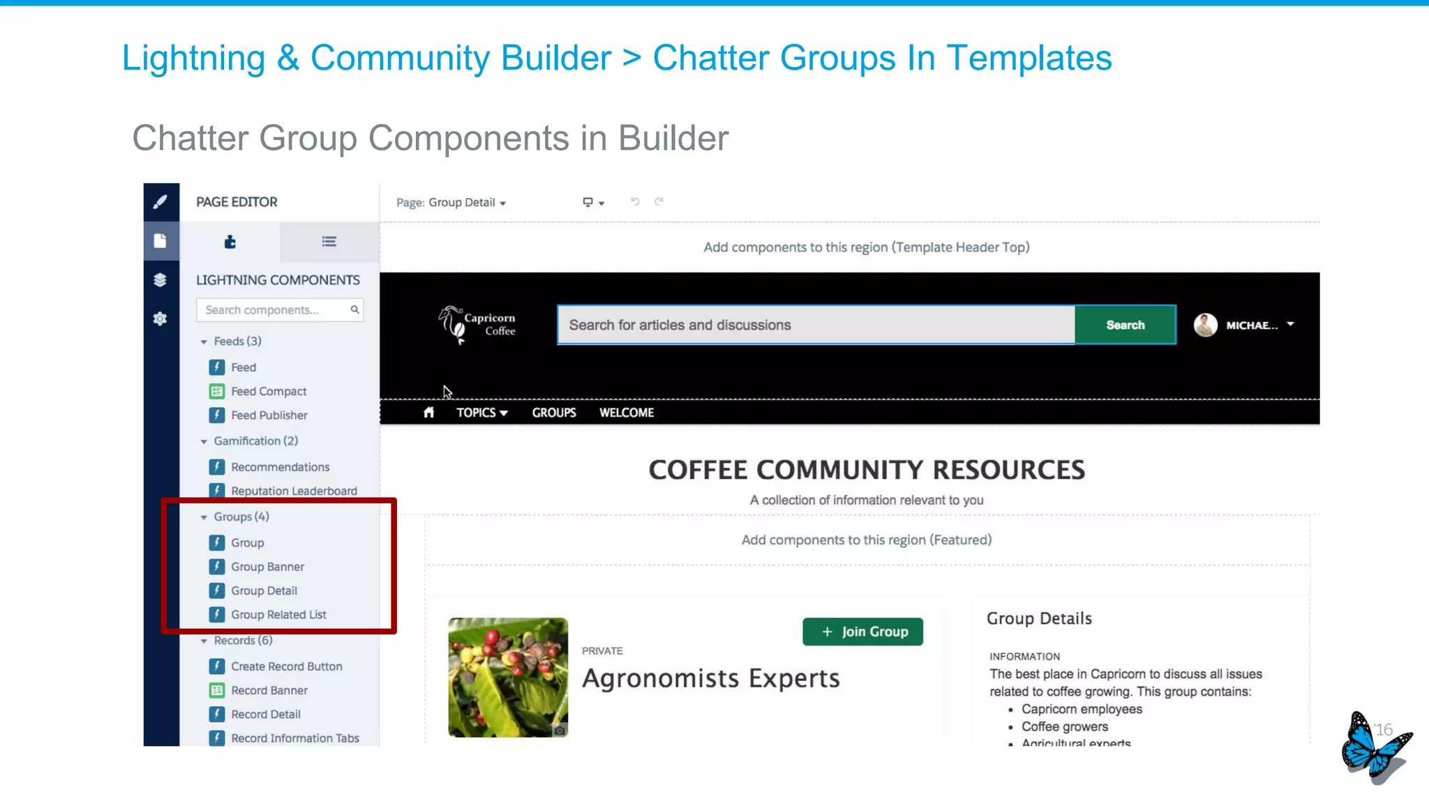 Profile Components
New Profile Components in the Community Builder
 