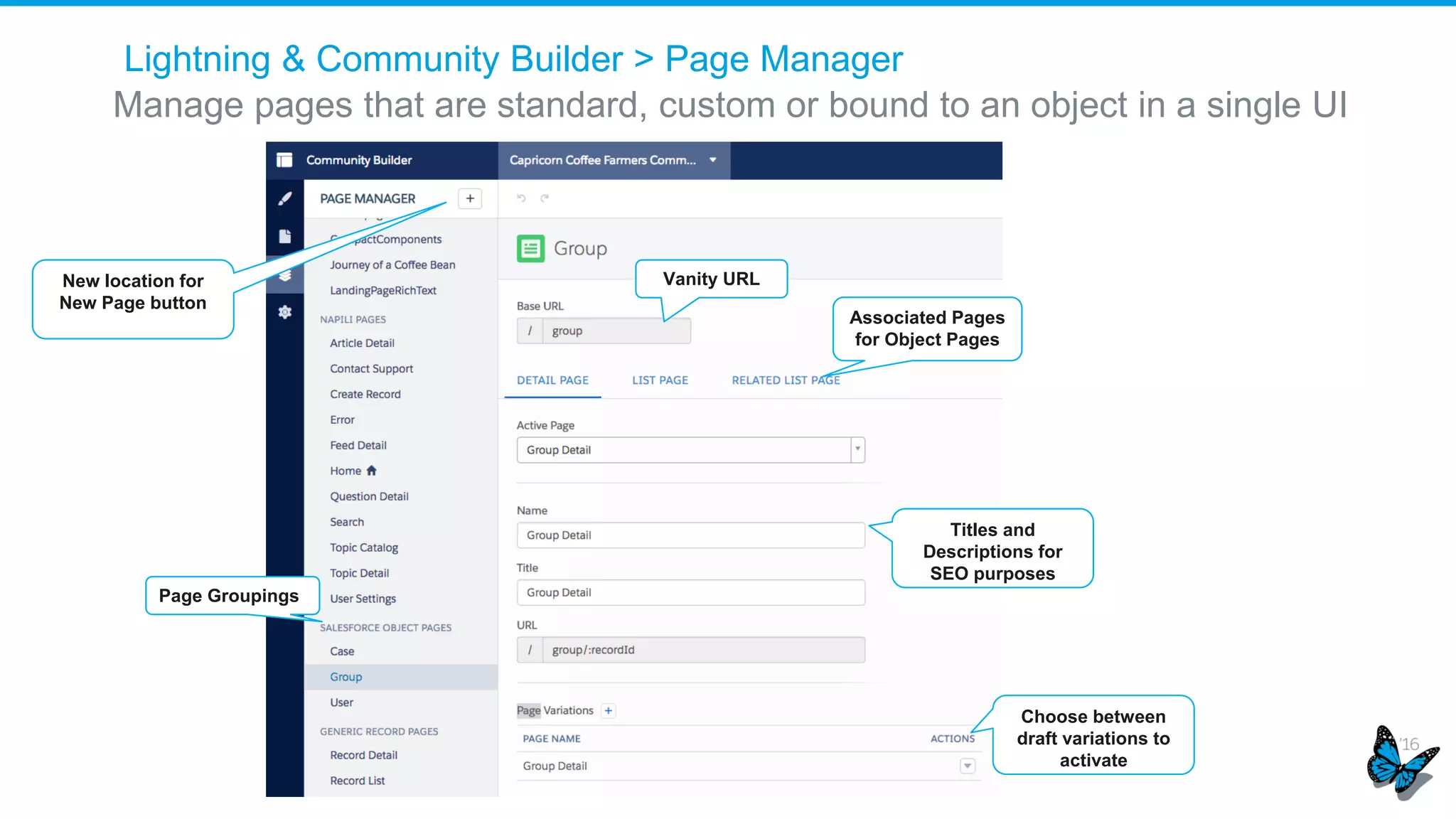 Modern rendering of file
attachments in feed.
Select up to 5 files through the Unified File Picker,
either by selecting files from the Salesforce cloud or
by uploading files from your machine.
HTML 5 based preview
player using scalable
vector graphics (SVG)
resulting in crystal clear
displays. No more Adobe
Flash. Preview all file
attachments in a
browsable fashion and
page continuously through
any single file.
Rich Experience > File Improvements
Multi File Upload, Unified Picker, Attachments in Feed, HTML5 Preview
 