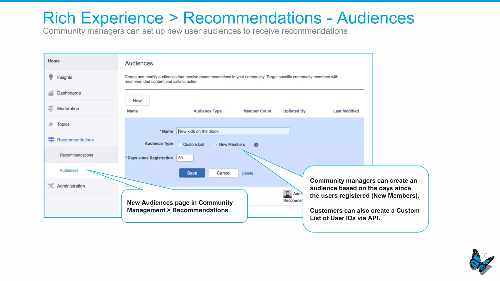 Broadcast Groups
Broadcast groups only allow admins and managers to post
Group owners can post and comment Group members can only comment
 