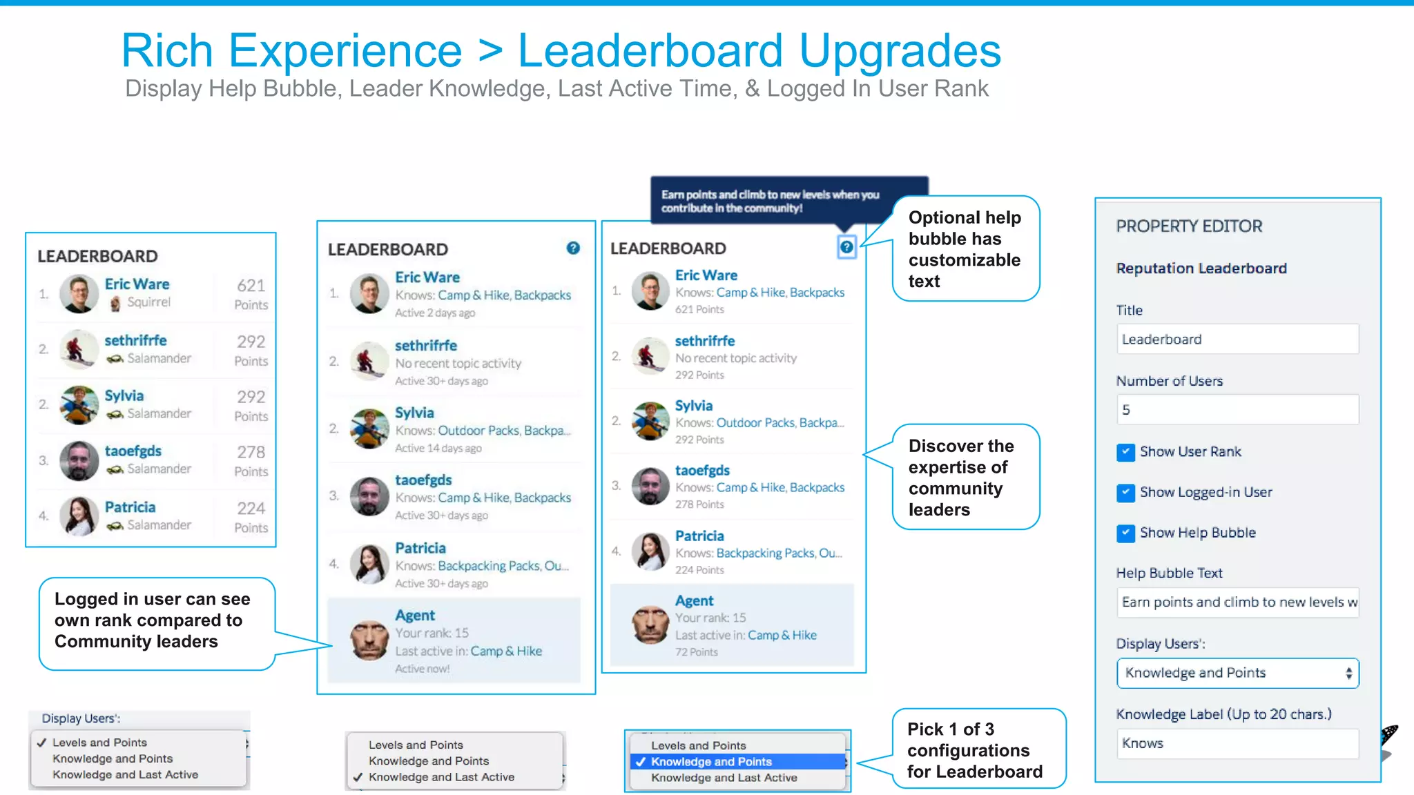 Lightning Experience Profile Enhancements
Profile
Camera
Button
A new camera button lets you upload a custom image into the banner for
groups and profiles
 