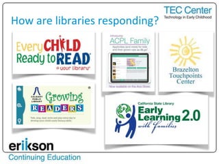 How are libraries responding?
 